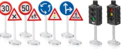 Siku Zubehör*Ampeln mit Verkehrsschildern