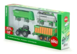 Siku Anbaugeräte|Transport*DEUTZ-FAHR mit Joskin Anhängerset