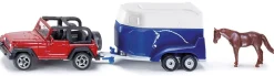 Siku Hofleben|Transport*Jeep mit Pferdeanhänger