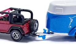 Siku Hofleben|Transport*Jeep mit Pferdeanhänger