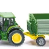 Siku Anhänger|Traktoren*John Deere mit Frontlader und Anhänger