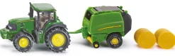 Siku Anbaugeräte|Traktoren*John Deere Traktor mit Ballenpresse