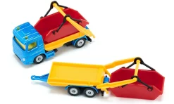 Siku Transport & Beladung|Baustelle*LKW mit Absetzmulde und Anhänger