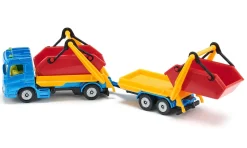 Siku Transport & Beladung|Baustelle*LKW mit Absetzmulde und Anhänger