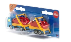 Siku Transport & Beladung|Baustelle*LKW mit Absetzmulde und Anhänger
