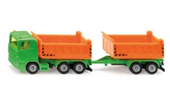 Siku Baustelle*LKW mit Kippmulde und Kippanhänger