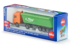 Siku Baustelle*LKW mit Kippsattel und Dach
