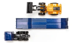 Siku Baustelle*MAN LKW mitTieflader und JCB Radlader