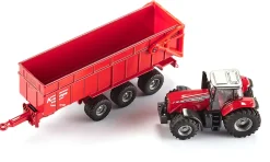 Siku Transport|Anhänger*Massey Ferguson Traktor mit Anhänger