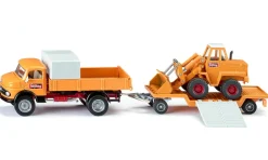 Siku Transport & Beladung|Baustelle*Mercedes-Benz 710 mit Kramer 411 Radlader Bölling