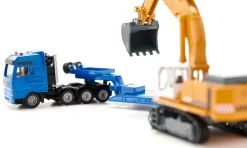 Siku Transport & Beladung|Baustelle*Schwertransporter mit Tiefbettauflieger