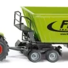 Siku Transport|Anhänger*Traktor mit Frontlader, Dolly und Muldenkipper