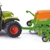 Siku Anbaugeräte|Anhänger*Traktor mit Sämaschine