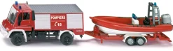 Siku Boote|Feuerwehr & Rettung*Unimog Feuerwehr mit Boot